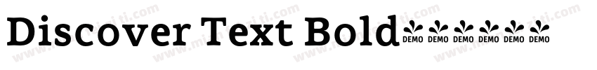 Discover Text Bold字体转换